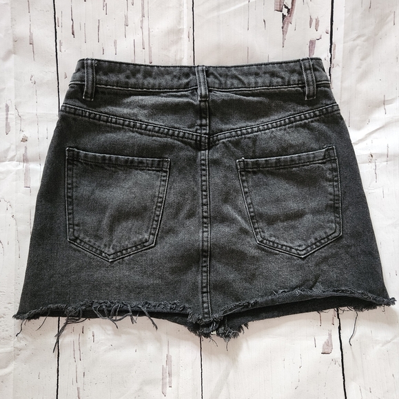 Free People We The Free Women's Black Denim Skirt Size 26 - Picture 2 of 6